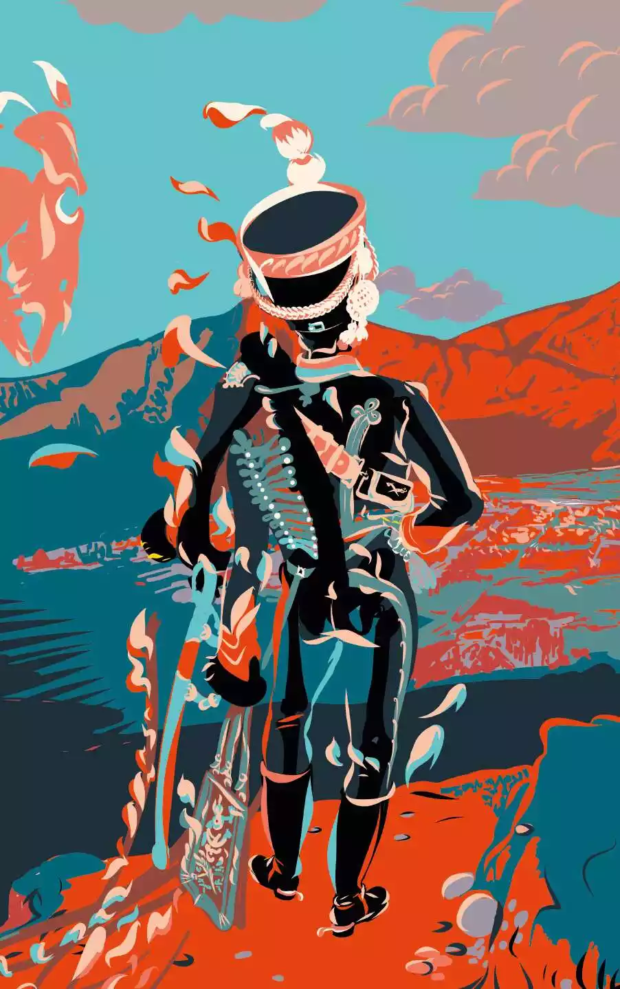 El Húsar y el General. Un canto ilustrado - Imagen 2